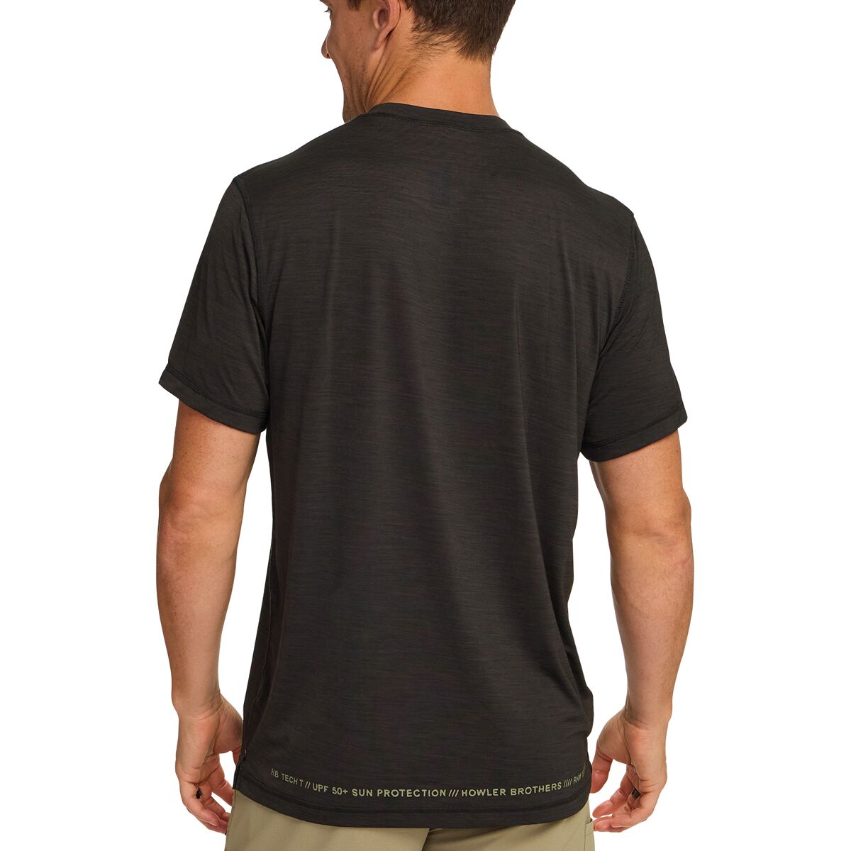 Howler Brothers HB Tech T -Shirt - Men's | Antique Black