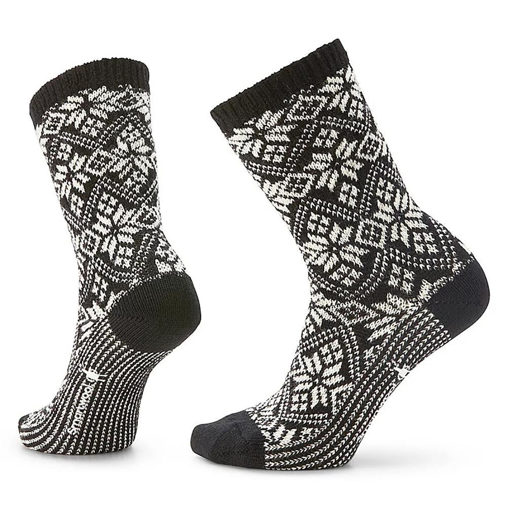 Smartwool Everyday Traditional Snowflake Crew Sock - Women's | Black
