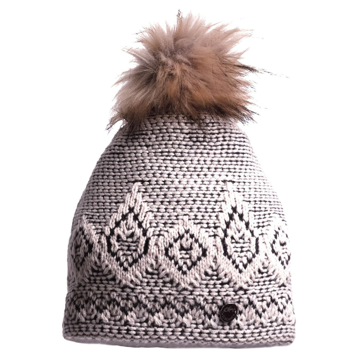 Screamer Diamond Beanie | Linen Black