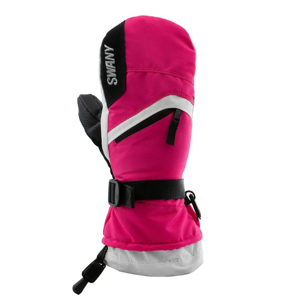 Swany X-Over Mitten - Kids' | Magenta/ White