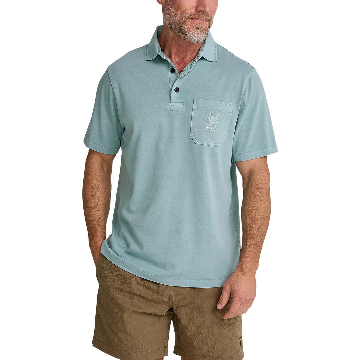 Howler Brothers Pilgrimage Polo - Men's | Riviera Blue
