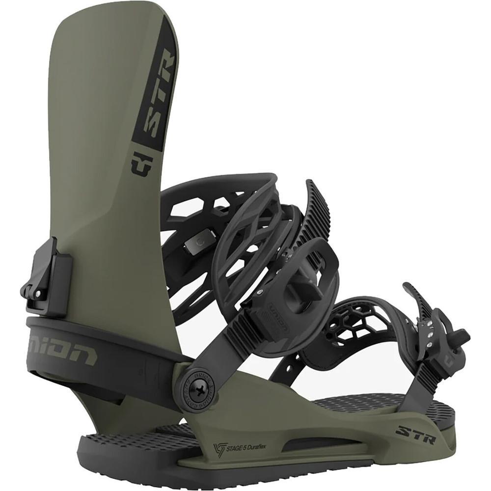 Union STR Snowboard Binding | Dark Green