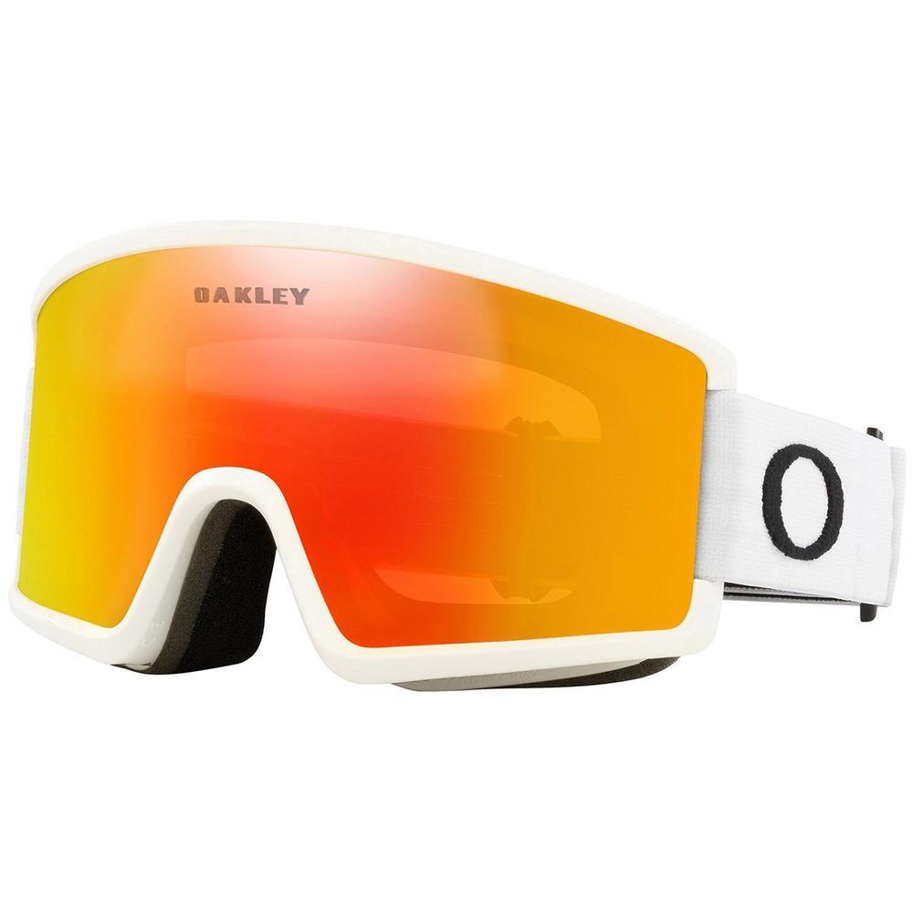 Oakley Target Line M Goggles | Matte White/Fire Iridium