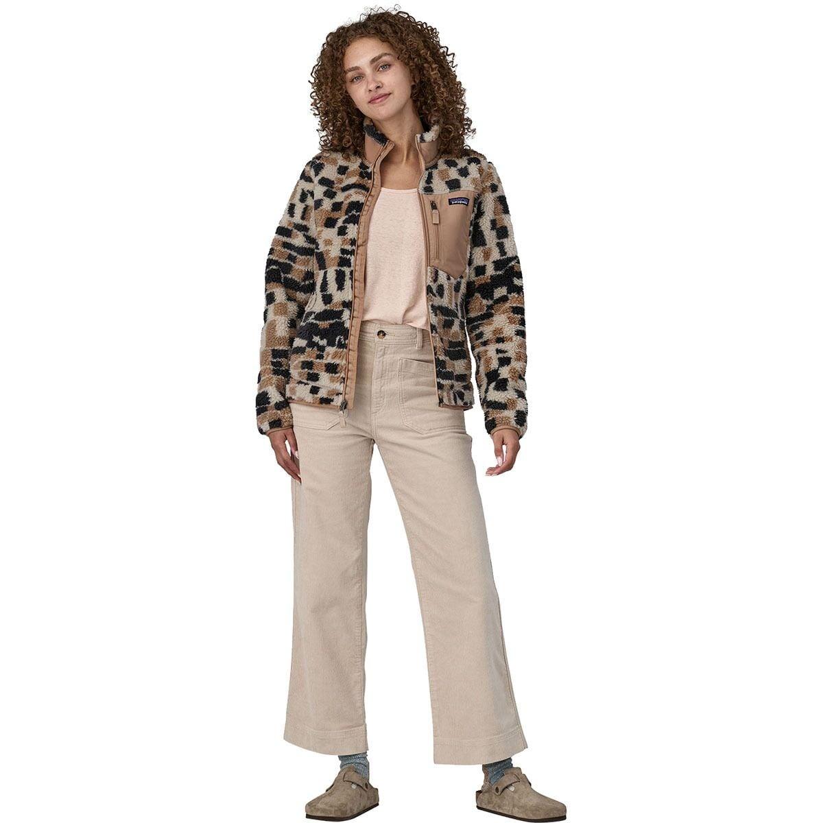 Patagonia Classic Retro-X Fleece Jacket - Women's | Fitz Roy Patchwork: Natural