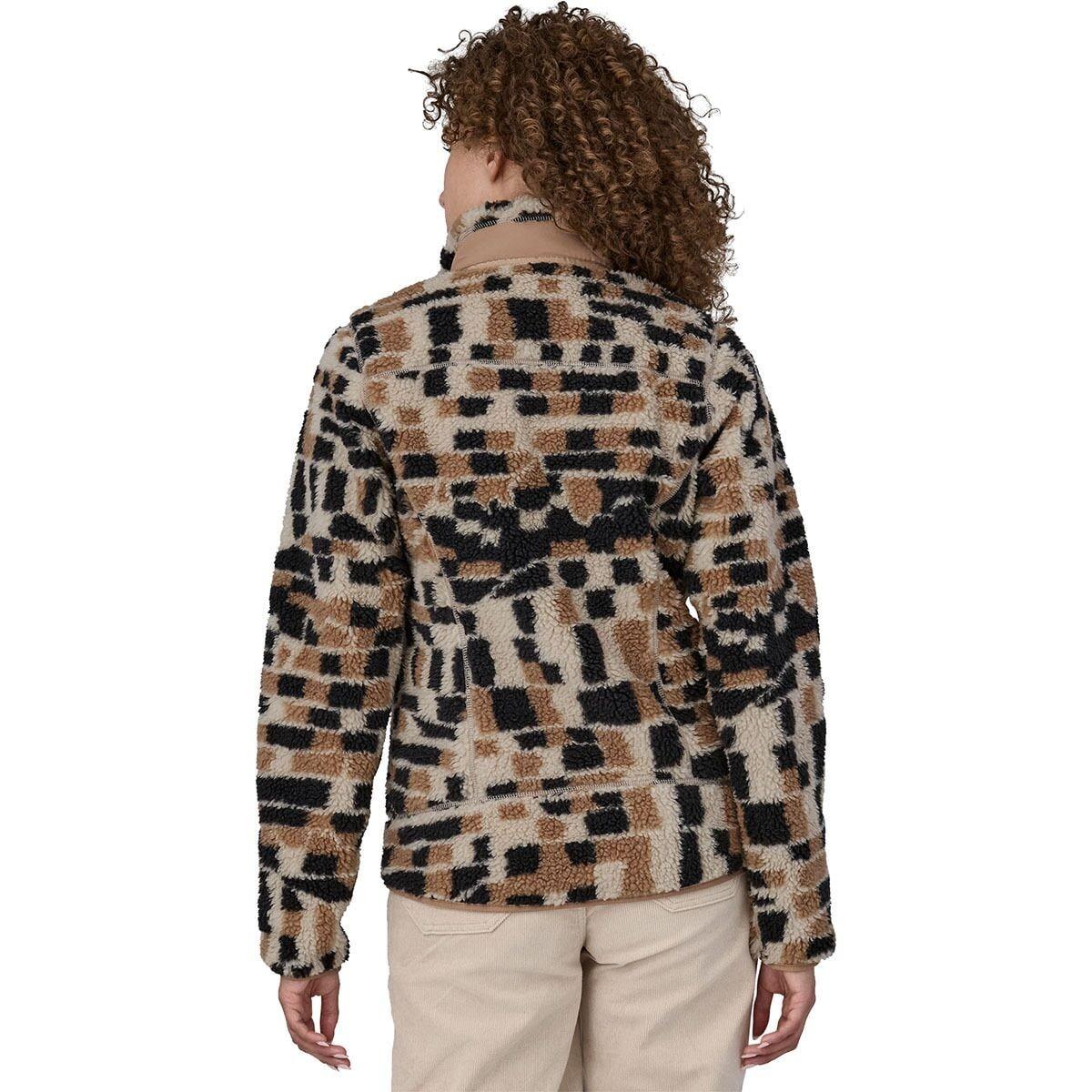 Patagonia Classic Retro-X Fleece Jacket - Women's | Fitz Roy Patchwork: Natural