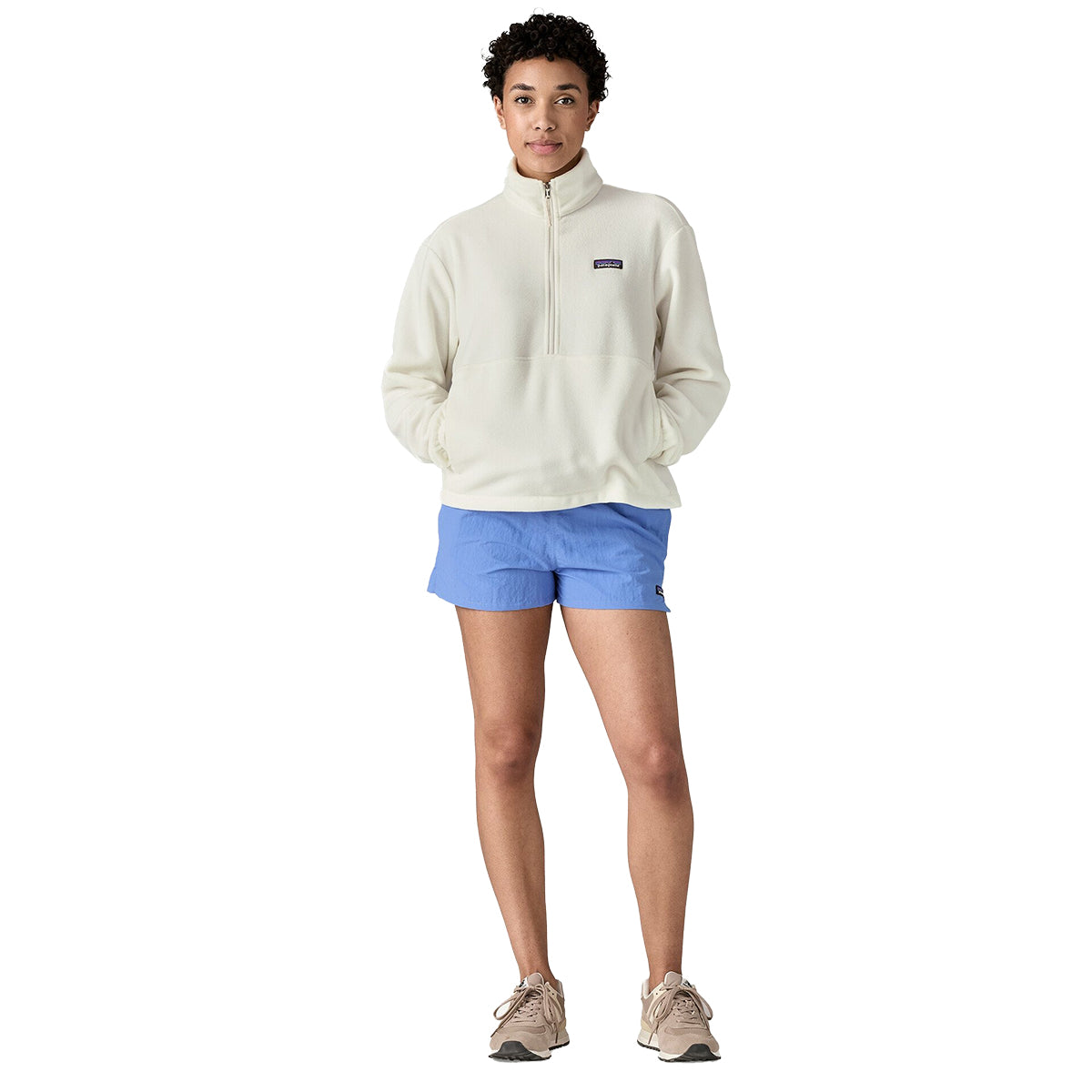 Patagonia Micro D 1/2-Zip Fleece Pullover - Women's | Birch White