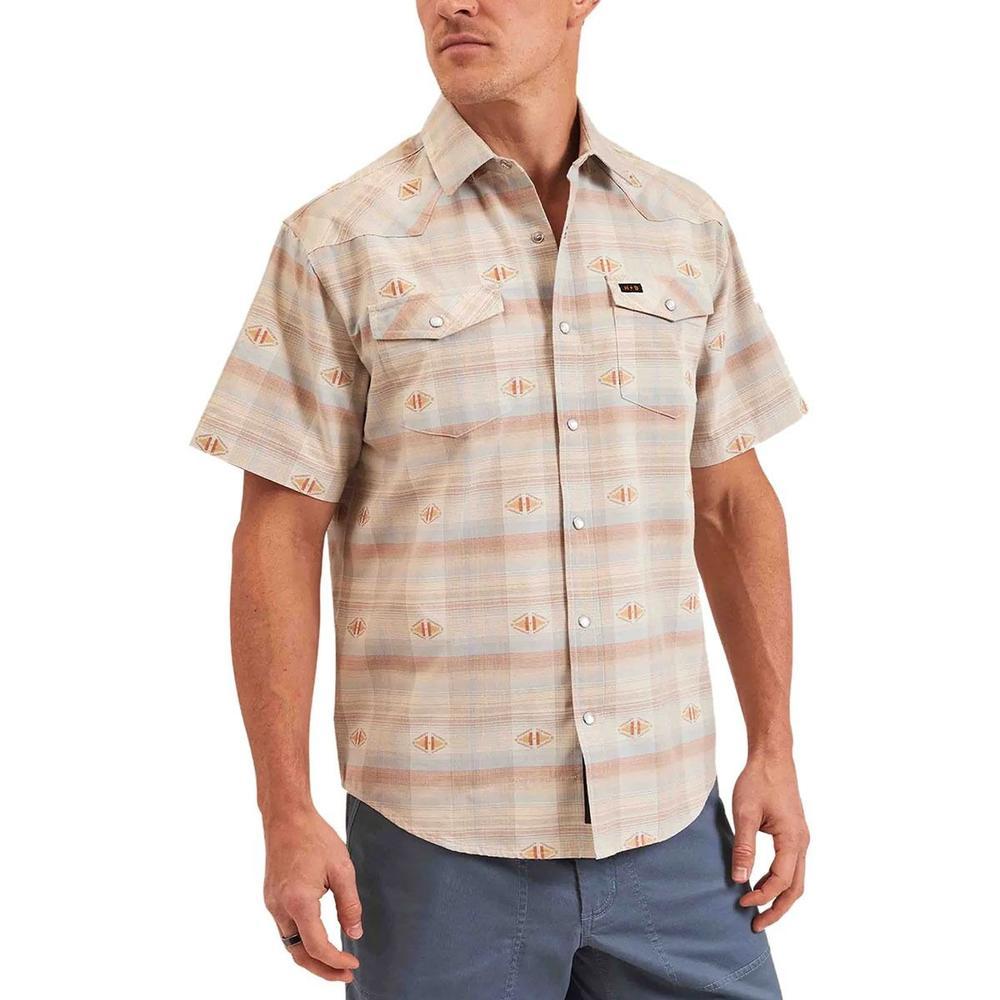 Howler Brothers H Bar B Snap Shirt - Men's | Elliot Plaid/Cream
