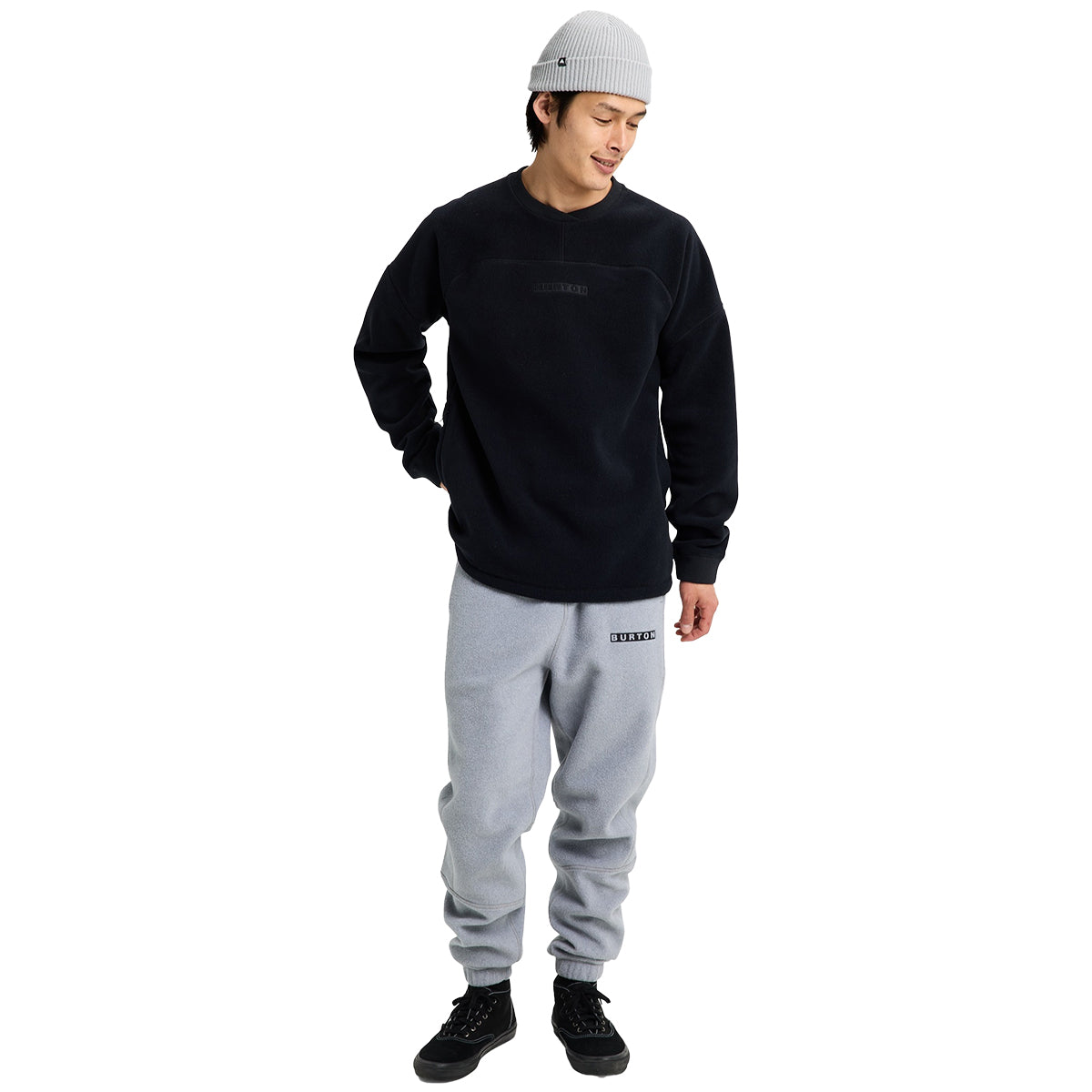 Burton Cinder Crewneck Fleece | Black