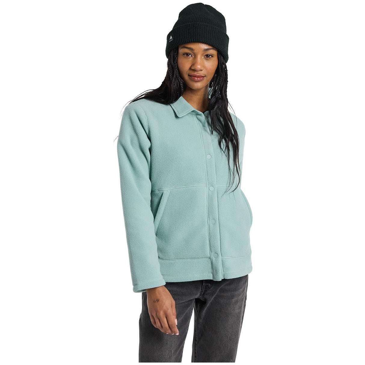 Burton Cinder Fleece Snap Shirt - Women's | Petrol Green