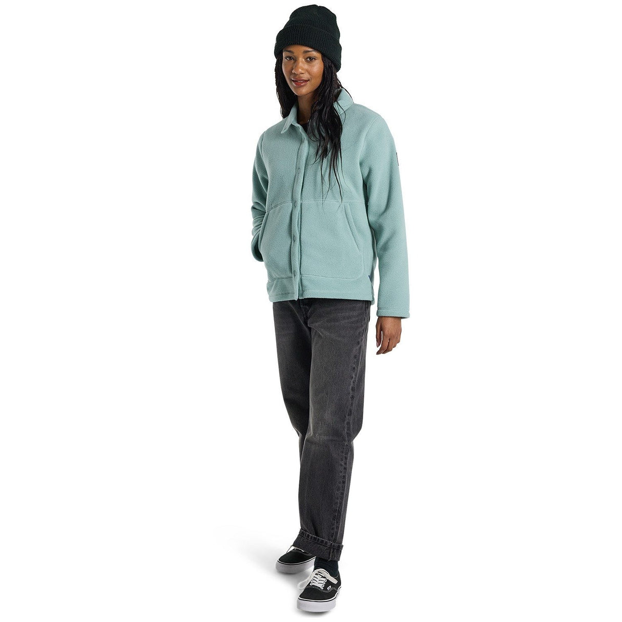 Burton Cinder Fleece Snap Shirt - Women's | Petrol Green