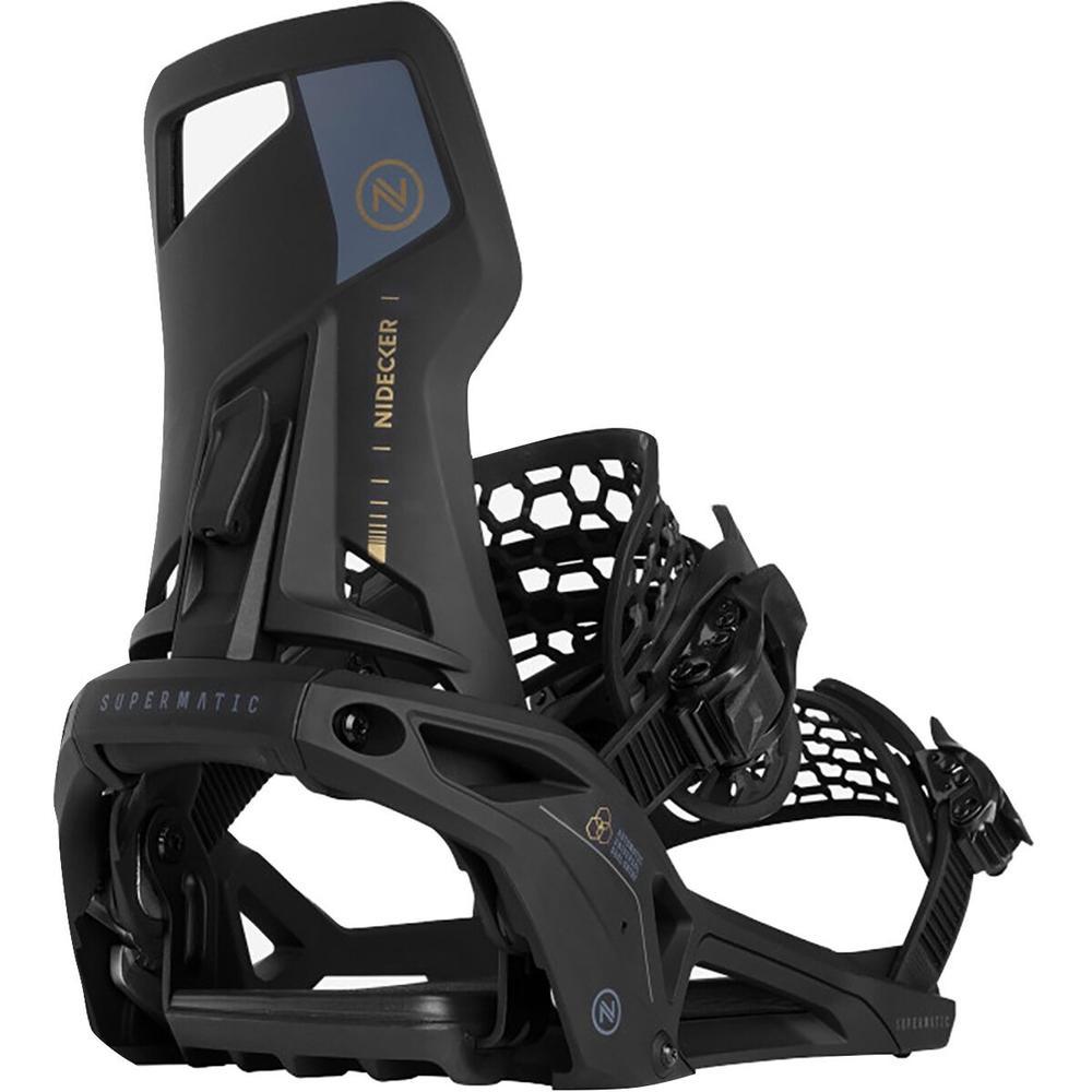 Nidecker Supermatic OG Step-In Snowboard Binding | Black