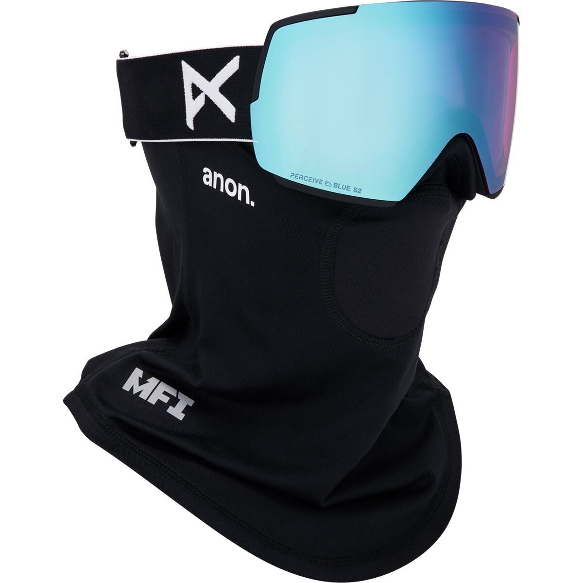 Anon M5 Goggles + MFI Mask | Black/Perceive Variable Blue