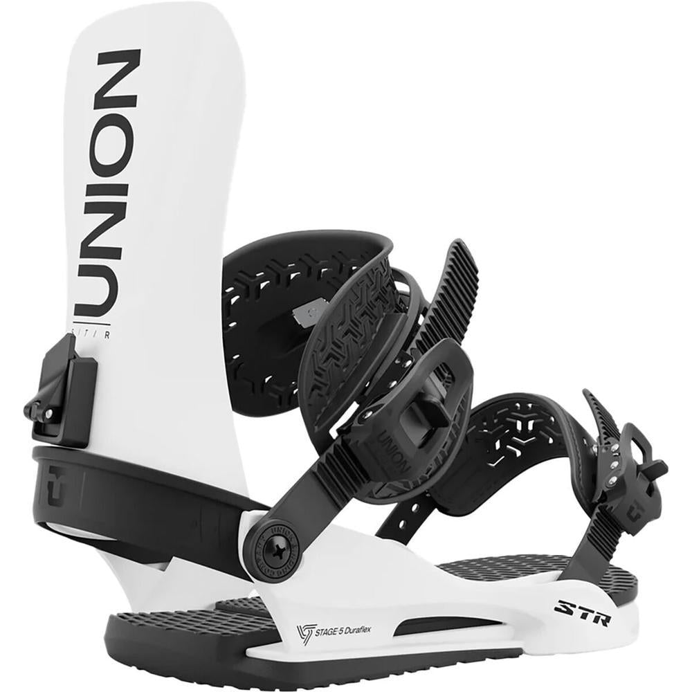 Union STR Snowboard Binding | White
