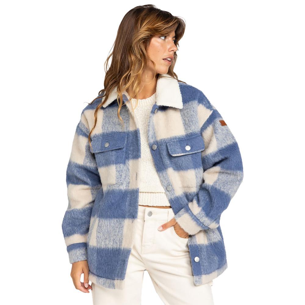 Roxy Passage of Time Shacket - Women's | Parchement Be Bold Plaid