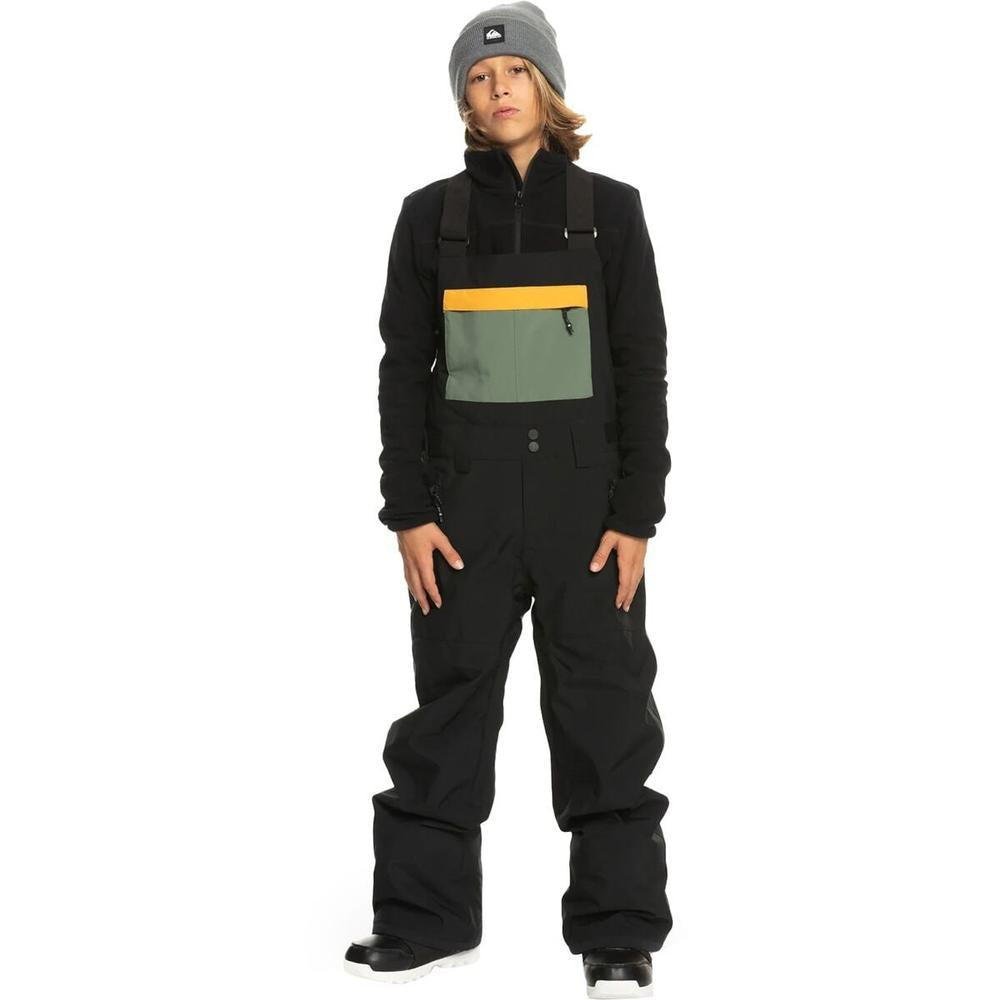 Quiksilver Mash Up Bib Pant - Boys' | Black