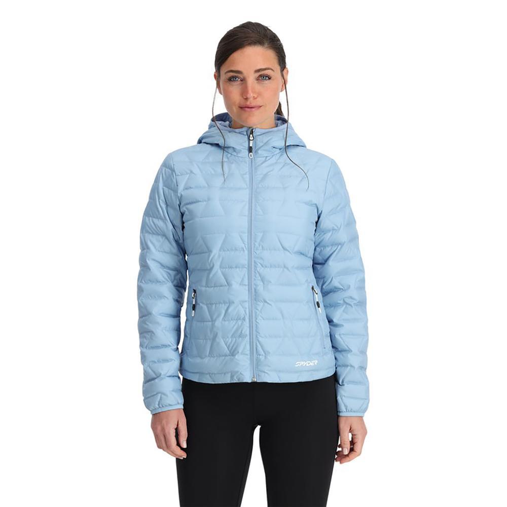 Spyder Zenith Hooded Down Jacket - Women's | Blue Drift