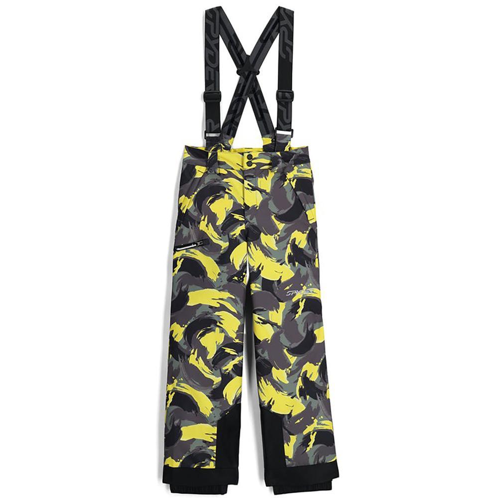 Spyder Propulsion Pant - Boys' | Camoflage Acid Yellow