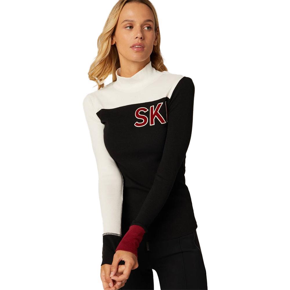 Alp N Rock Fallon Mockneck Womens | Black/Off White