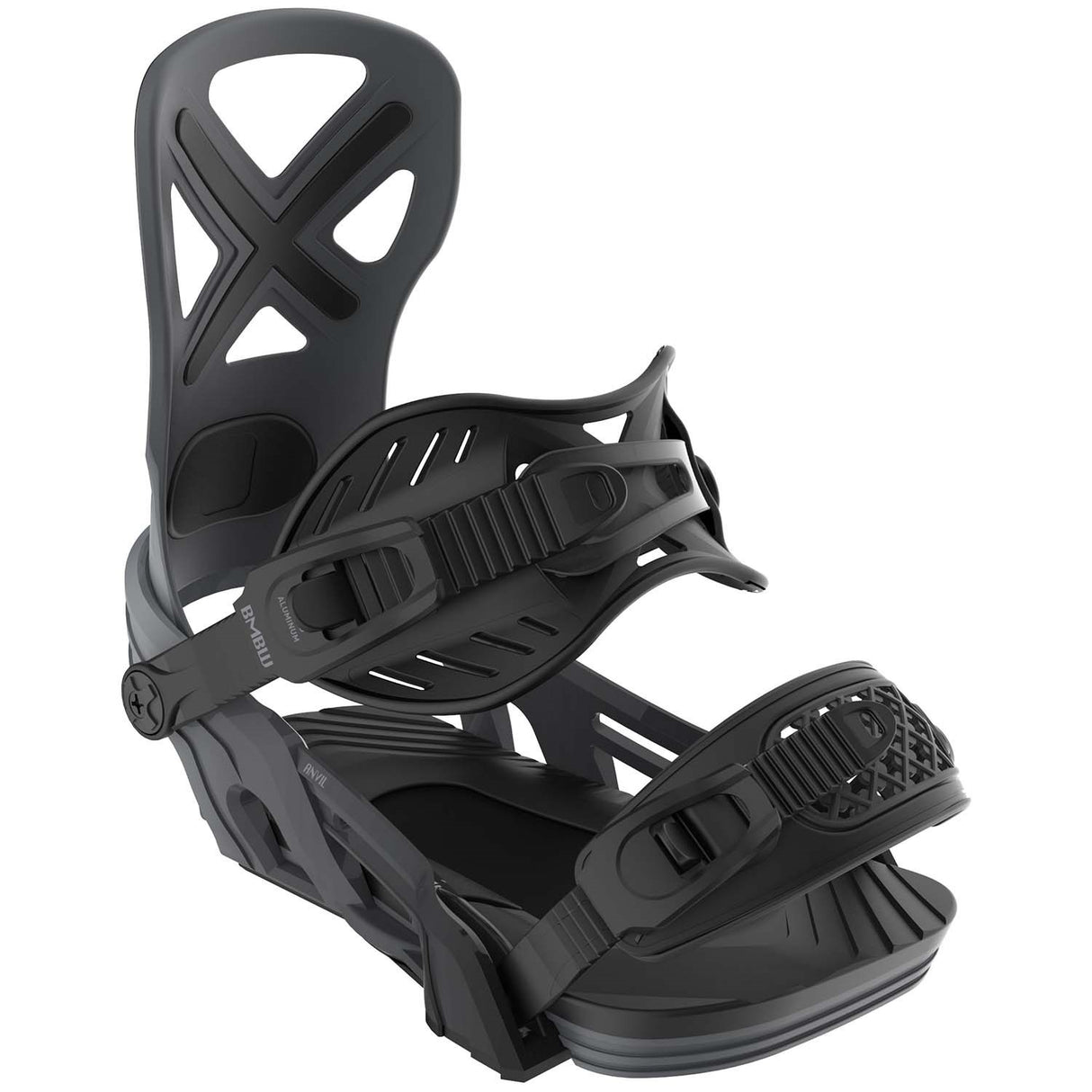 Bent Metal Anvil Snowboard Binding - 2026 | Black/Grey