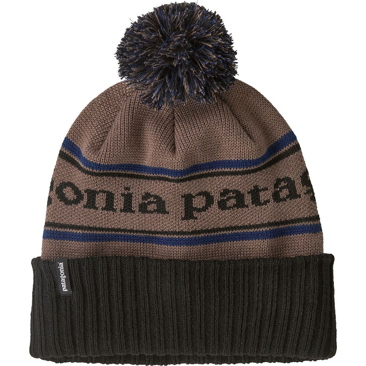 Patagonia Powder Town Beanie | Park Stripe: Marlow Brown