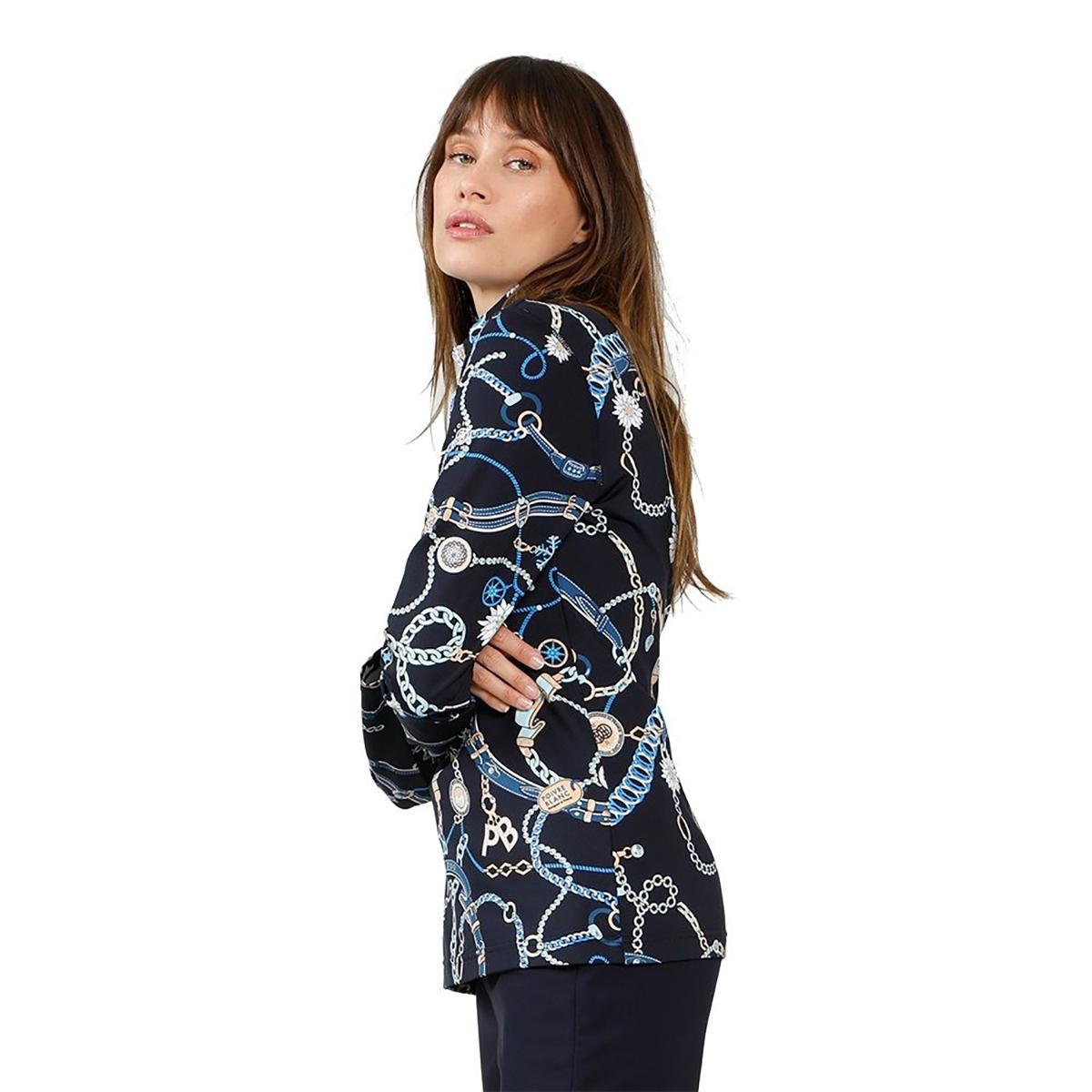 Poivre Blanc Jewelry 1/4 Zip - Women's | Gothic Blue