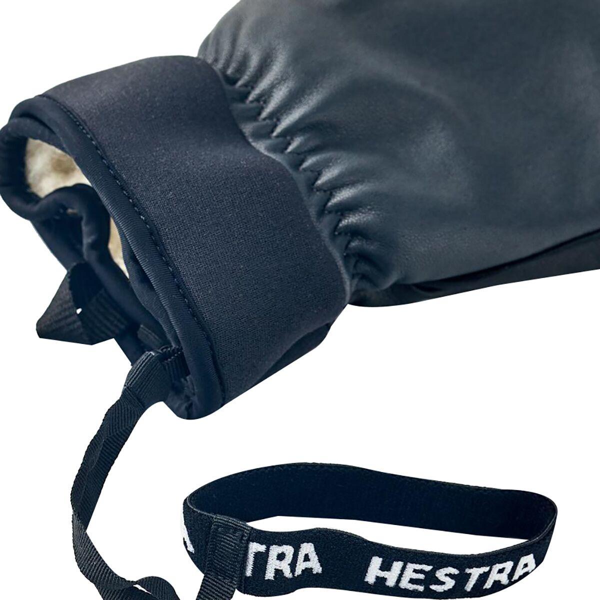 Hestra Army Leather Wool Terry Mitten | Grey