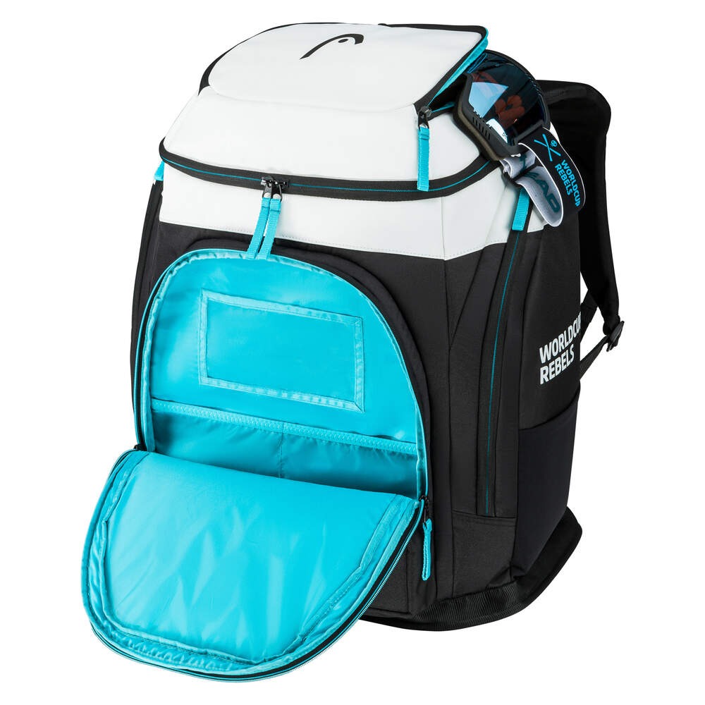 Head Rebels Racing Backpack S | Black/White/Blue