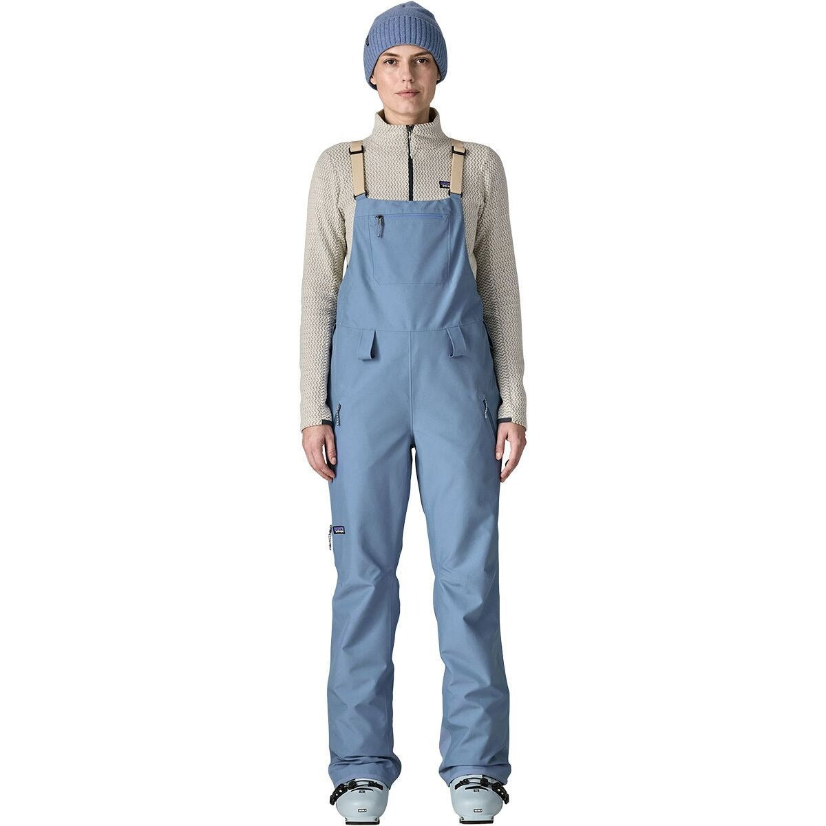 Patagonia Powder Town Bib Pant - Women's | Barnacle Blue