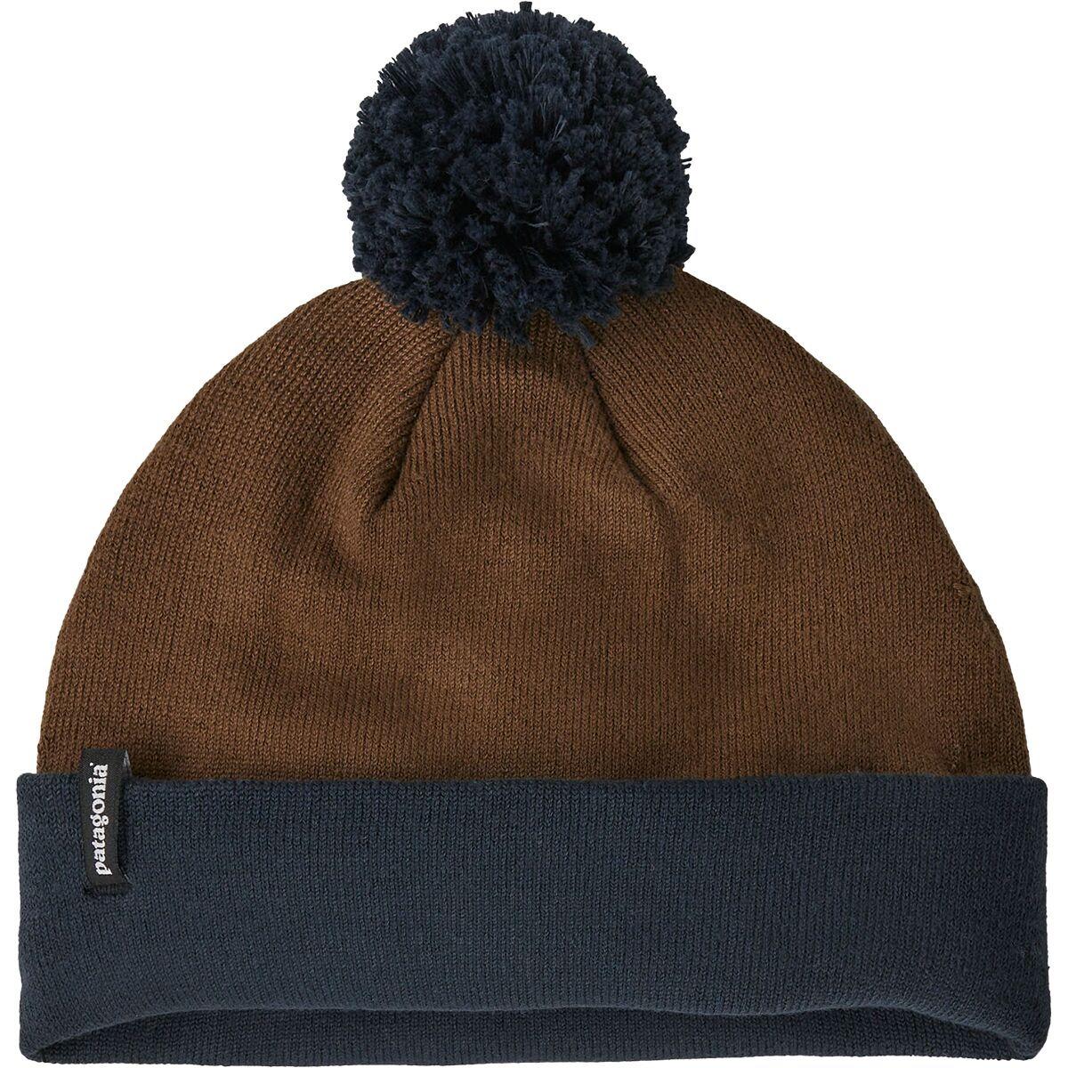 Patagonia Lightweight Powder Town Beanie | Skyline Block: Shelter Brown