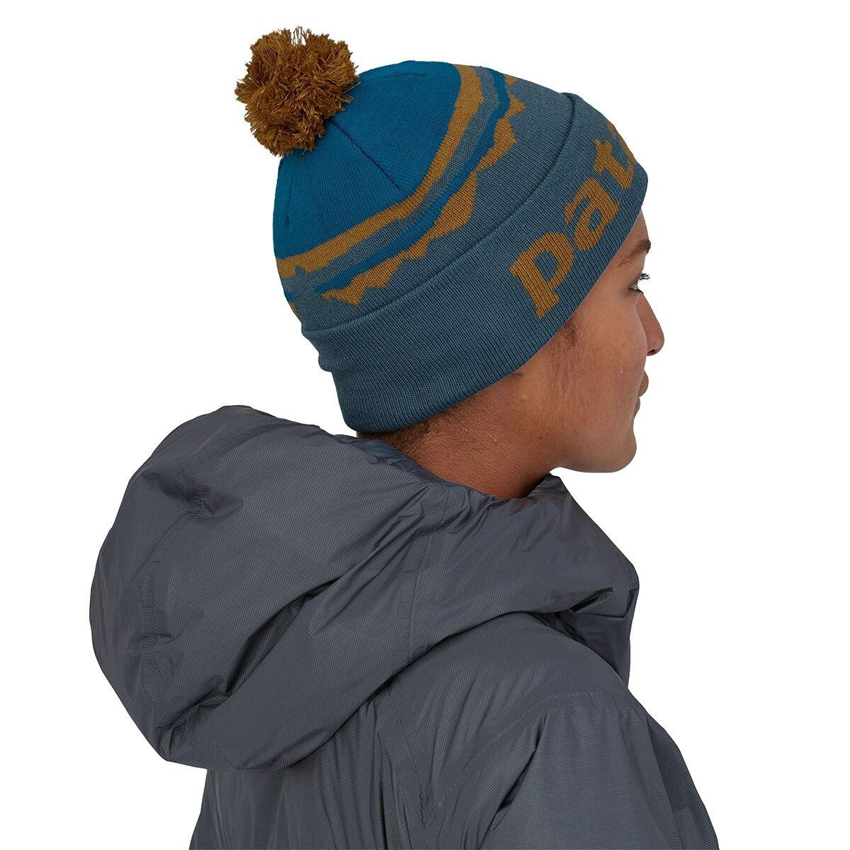 Patagonia Lightweight Powder Town Beanie | Fitz Roy Sunrise Knit: Abalone Blue