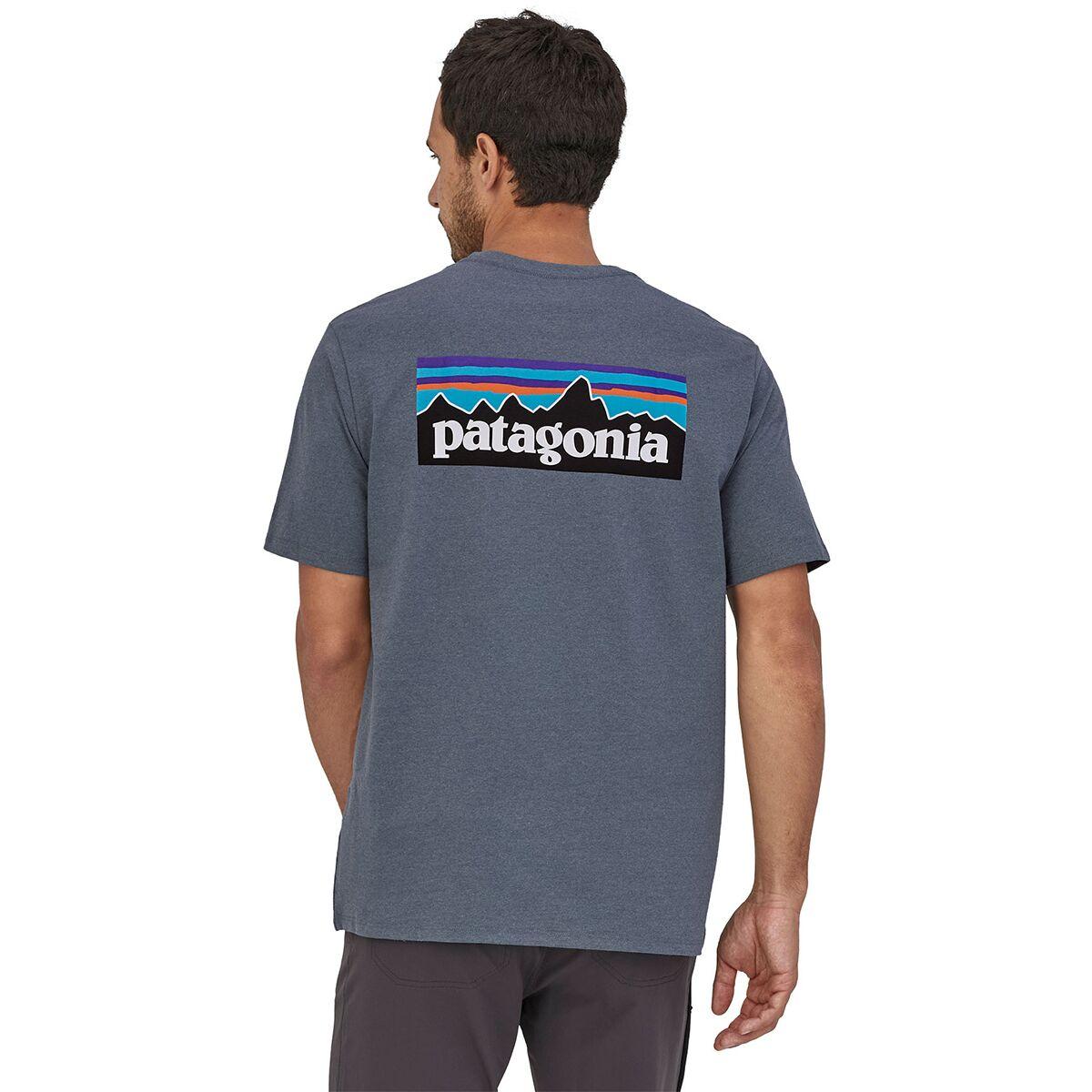 Patagonia P-6 Logo Short-Sleeve Responsibili-T-Shirt - Men's | Utility Blue