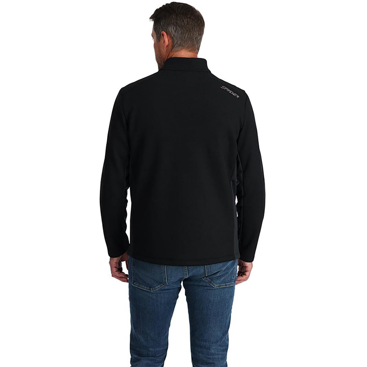 Spyder Bandit Half Zip Fleece - Men's | Black