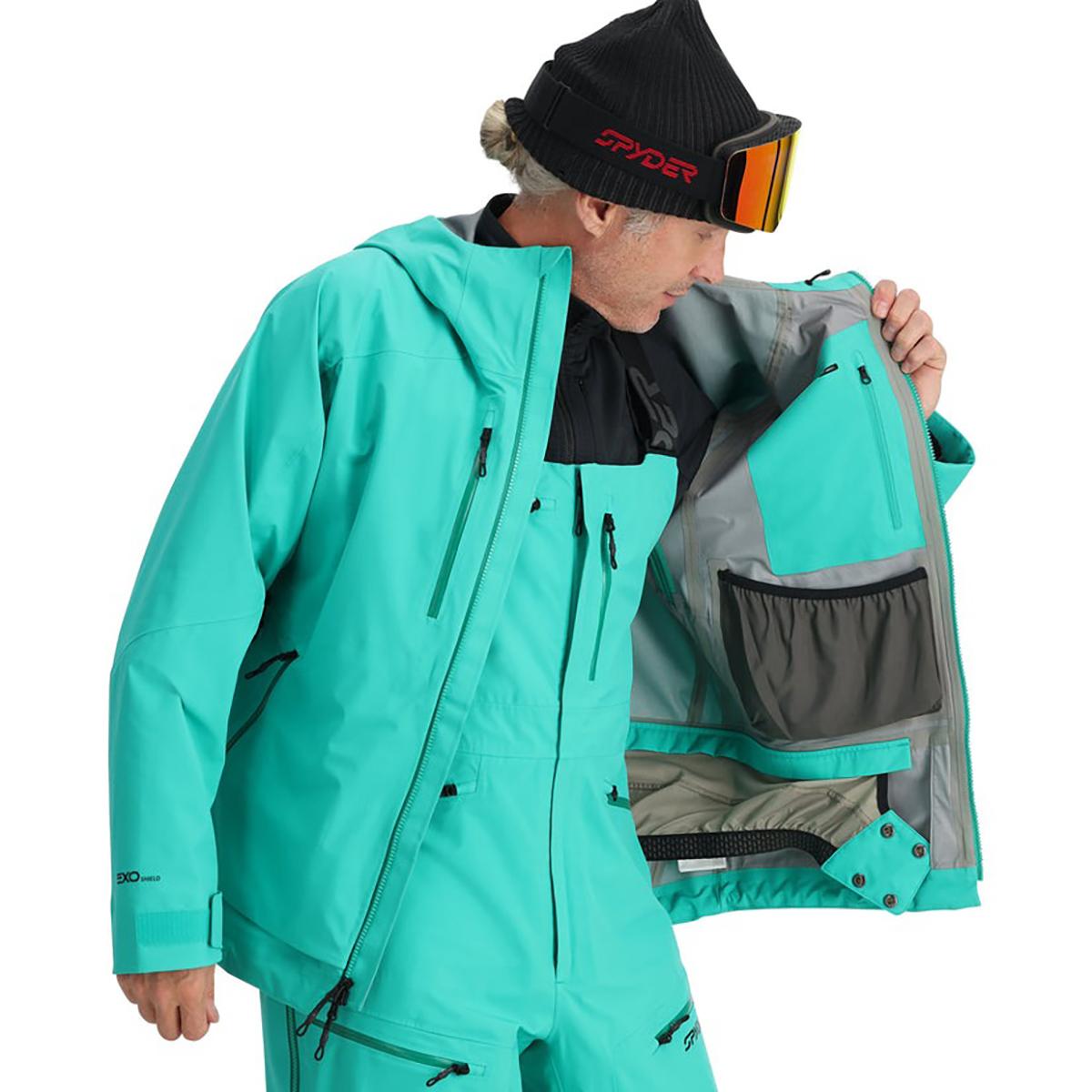 Spyder Sanction Shell Jacket - Men's | Teal Green