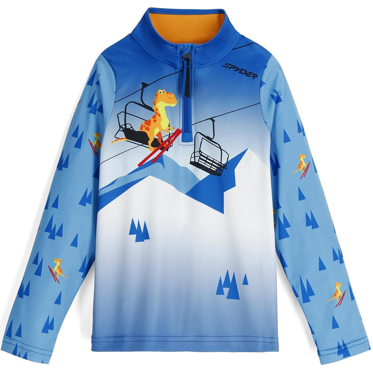 Spyder International 1/2-Zip Top - Toddlers' | Cobalt T-Rex