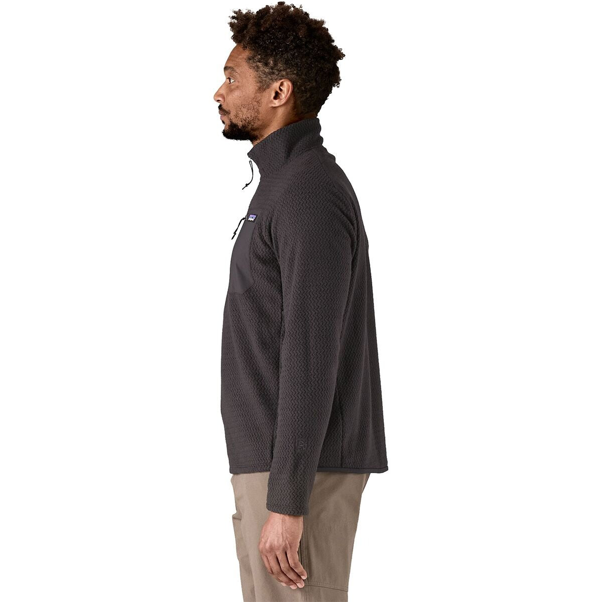 Patagonia R1 Air Zip-Neck Top - Men's | Black