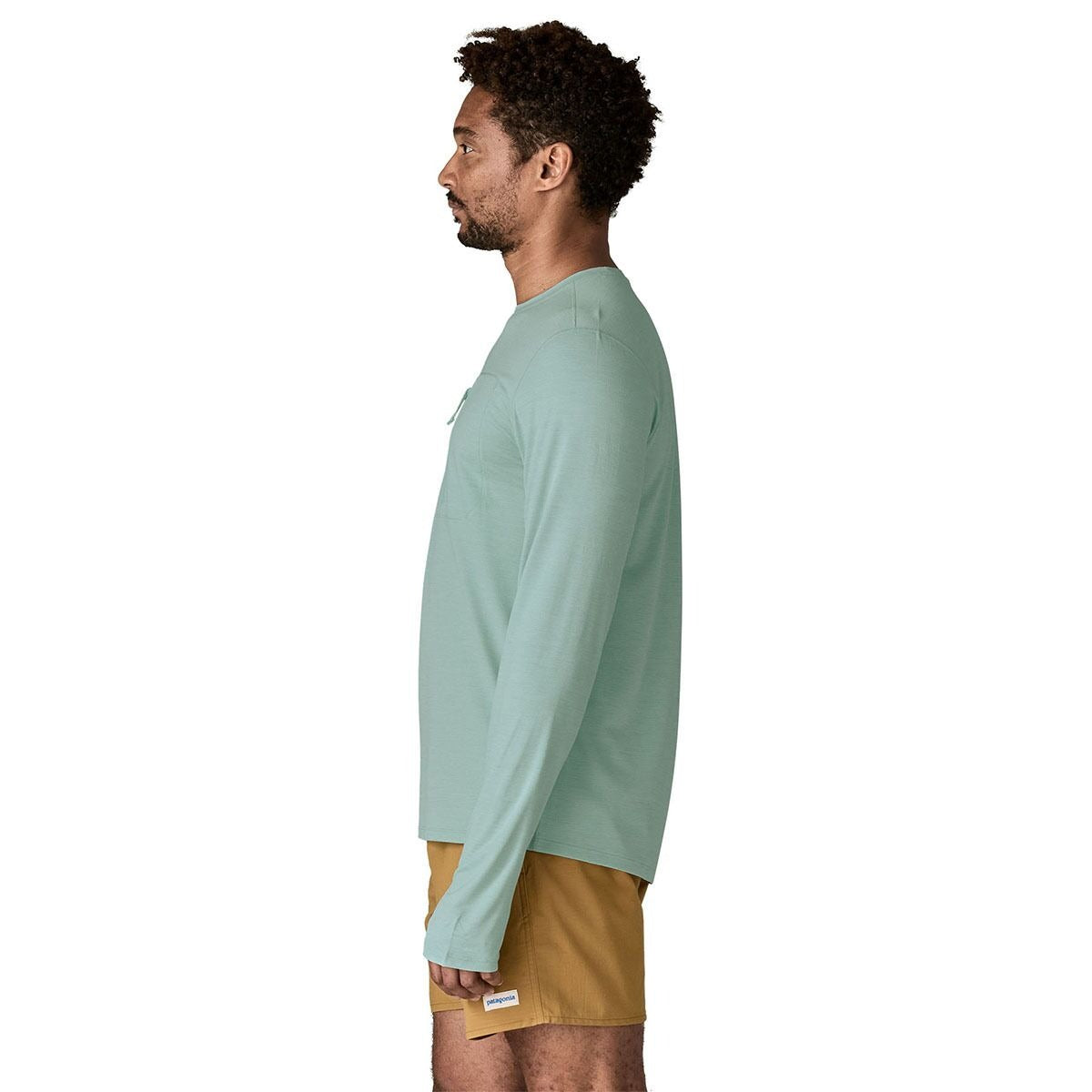 Patagonia Cap Cool Long-Sleeve Sun Shirt - Men's | Thermal Blue - Thin Ice X-Dye