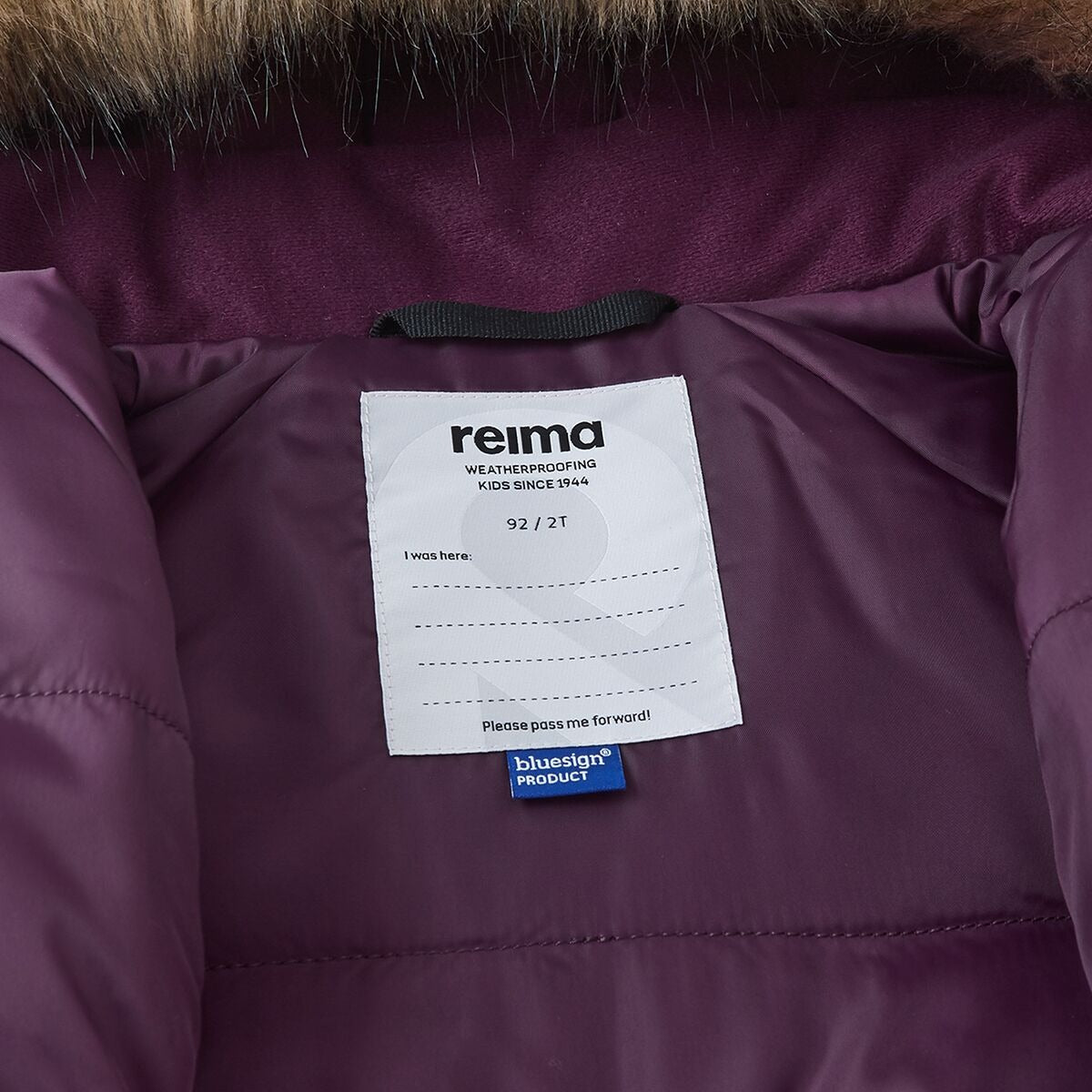 Reima Lappi Snow Suit - Toddlers' | Deep Purple2