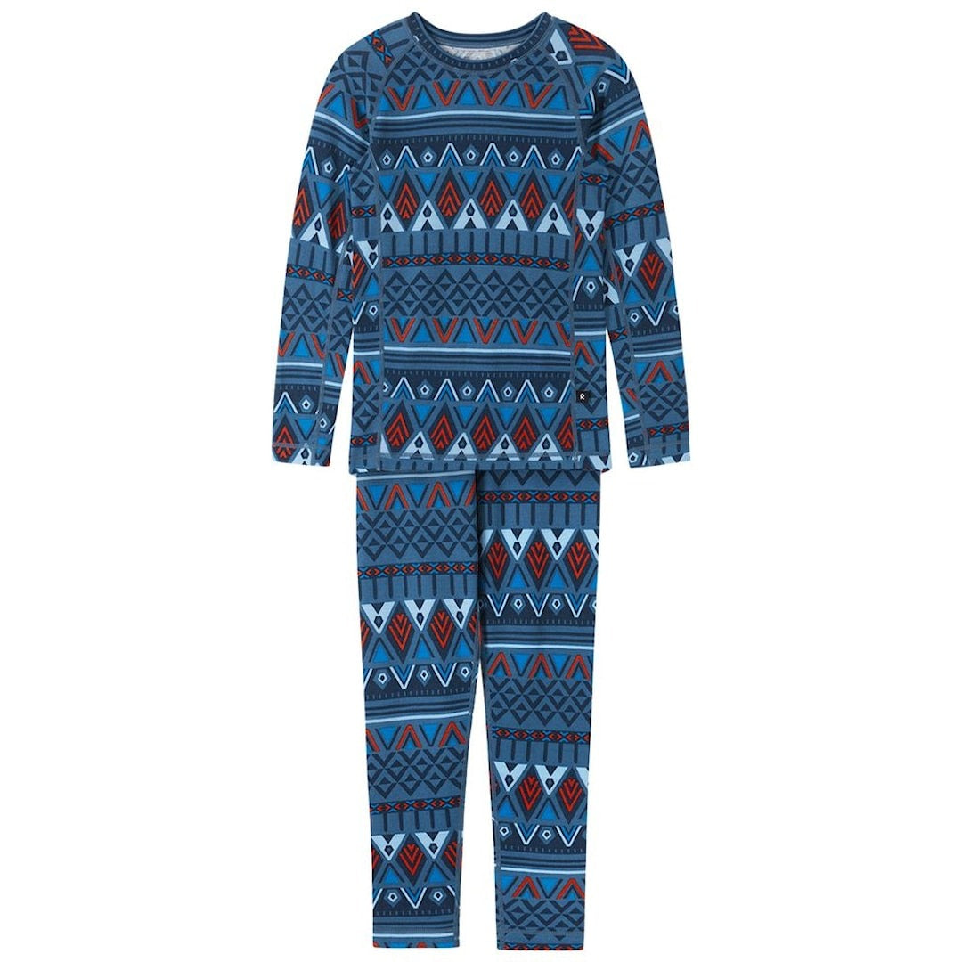 Reima Taitoa Baselayer Set - Kids' | Blue Ocean