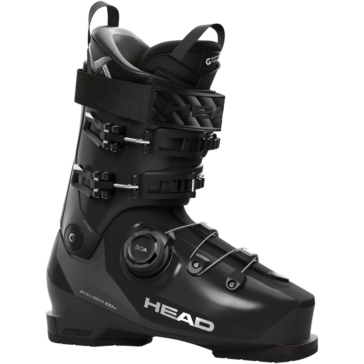 HEAD Men\'s Kaliber 100 MV BOA Black Ski Boot (605155) Head Mens Ski Boots EDGE 100 BOA HV All Mountain main image 4