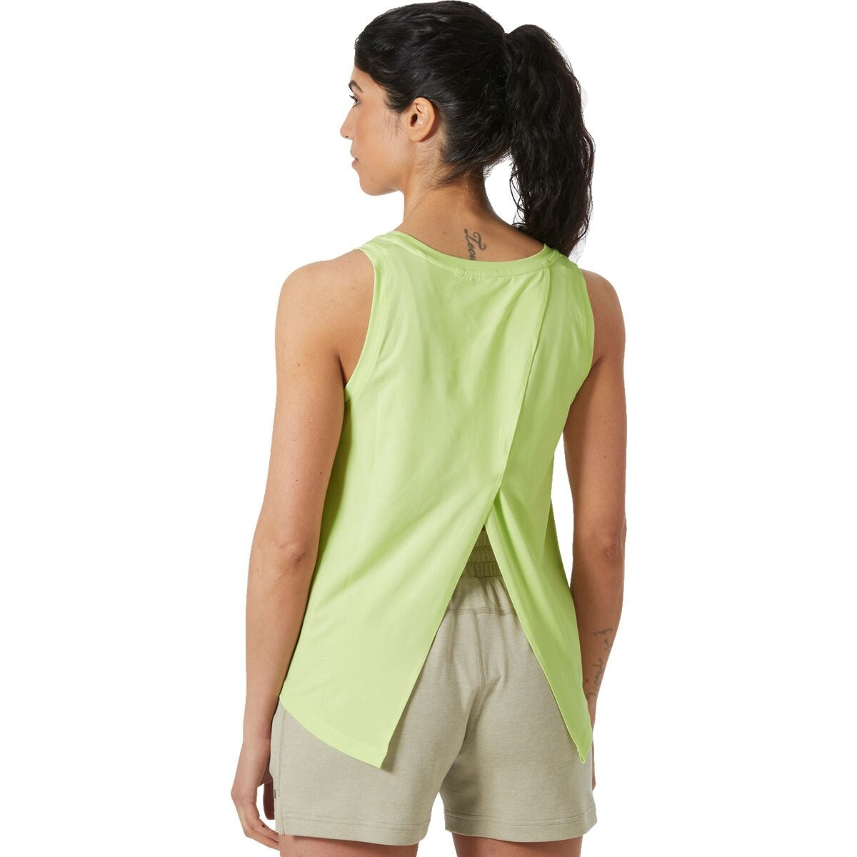 Helly Hansen Tech Split Back Tank 2.0 - Women's | Washed Lime