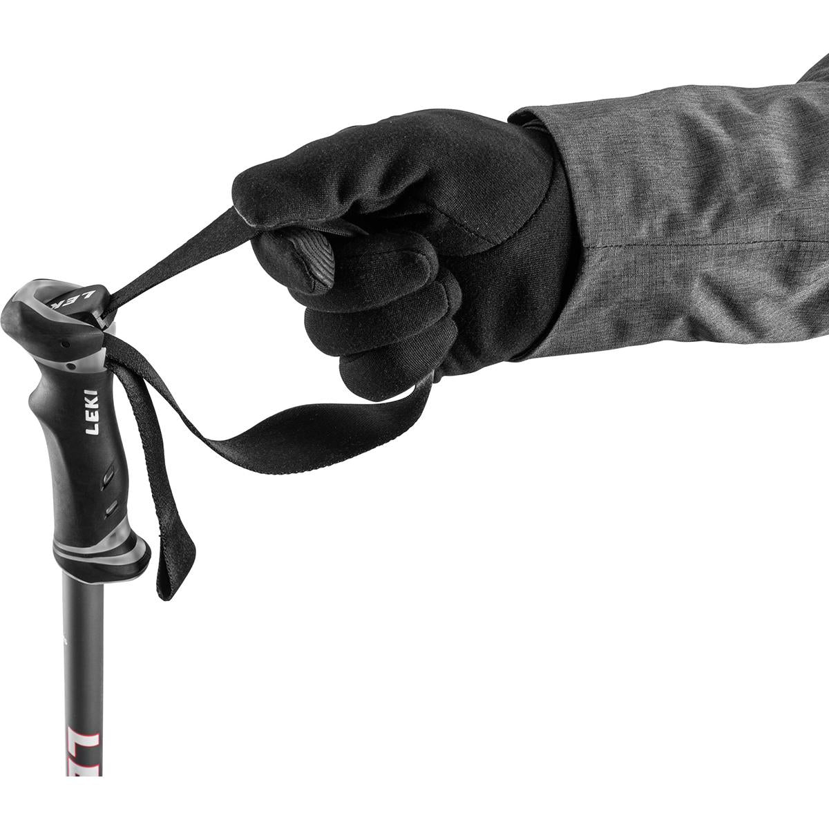 LEKI QNTM Ski Pole | Red