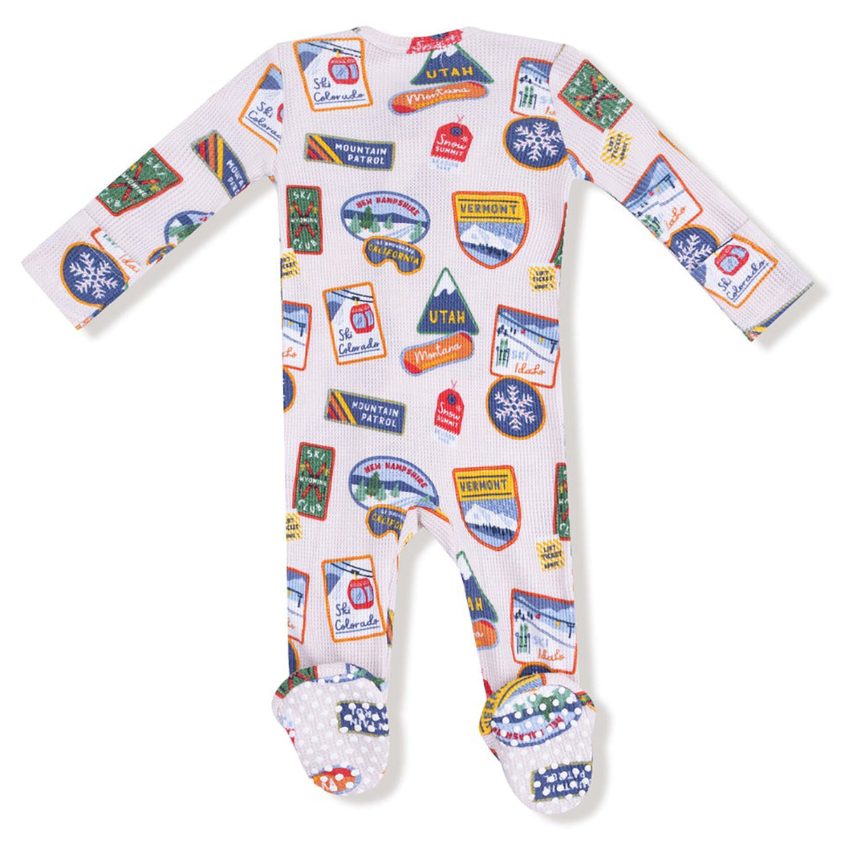 Angel Dear 2 Way Zipper Footie - Toddler | Vintage State Snow Sport Patches
