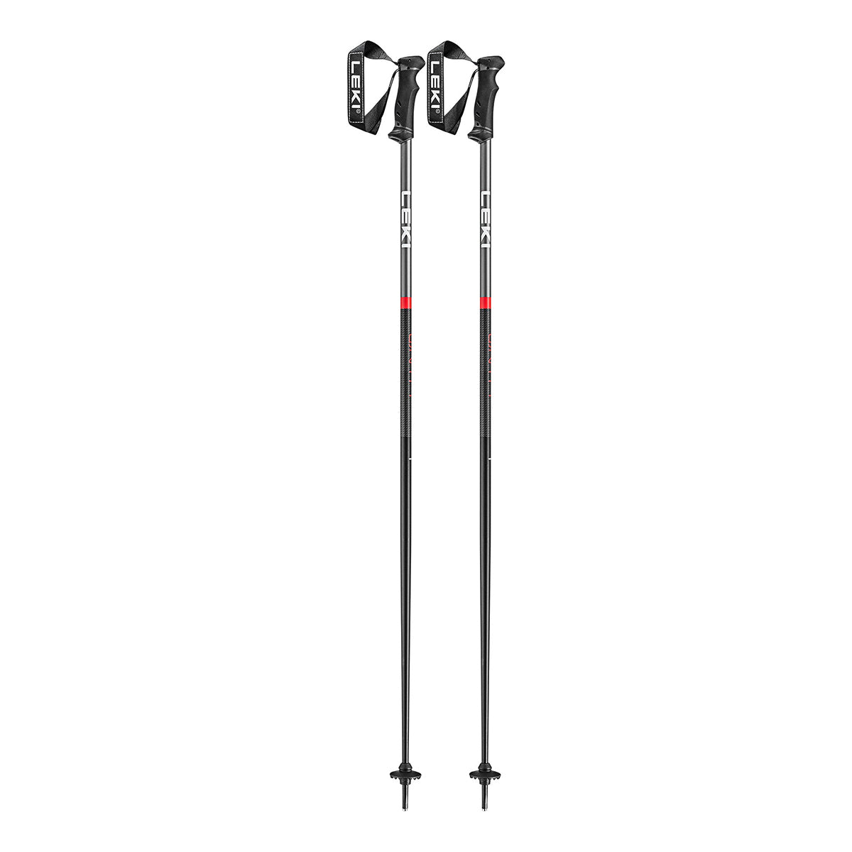 LEKI QNTM Ski Poles | Red