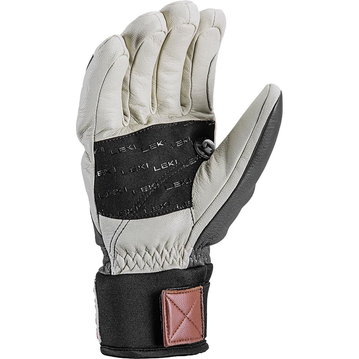 LEKI Patrol 3D Glove - Men's | Graphite/White/Maroon