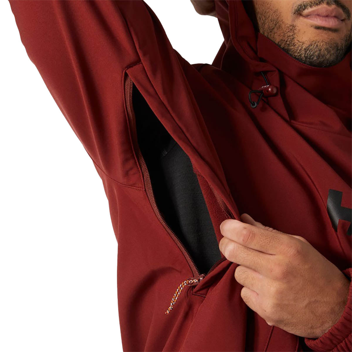 Helly Hansen ULLR D Ridable Hoodie Jacket - Men's | Mars Red