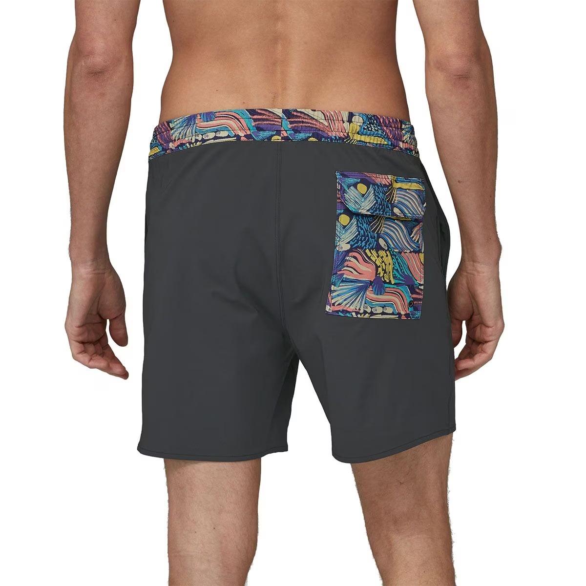 Patagonia Hydropeak Volley 16in Short - Men's | Peak Protector Badge: Ink Black