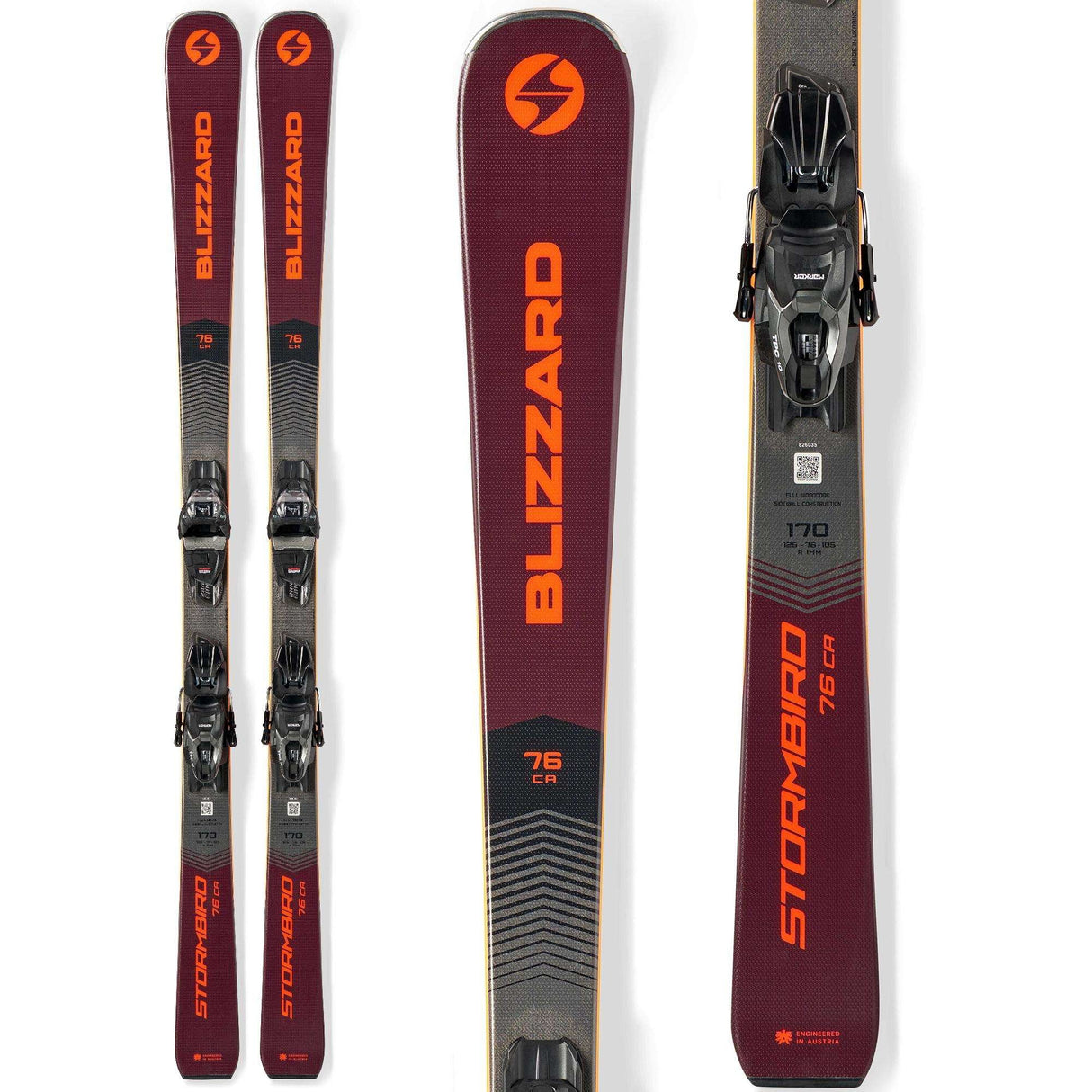 Blizzard Stormbird 76 CA Ski + TPC 11 Binding - 2026 | One Color