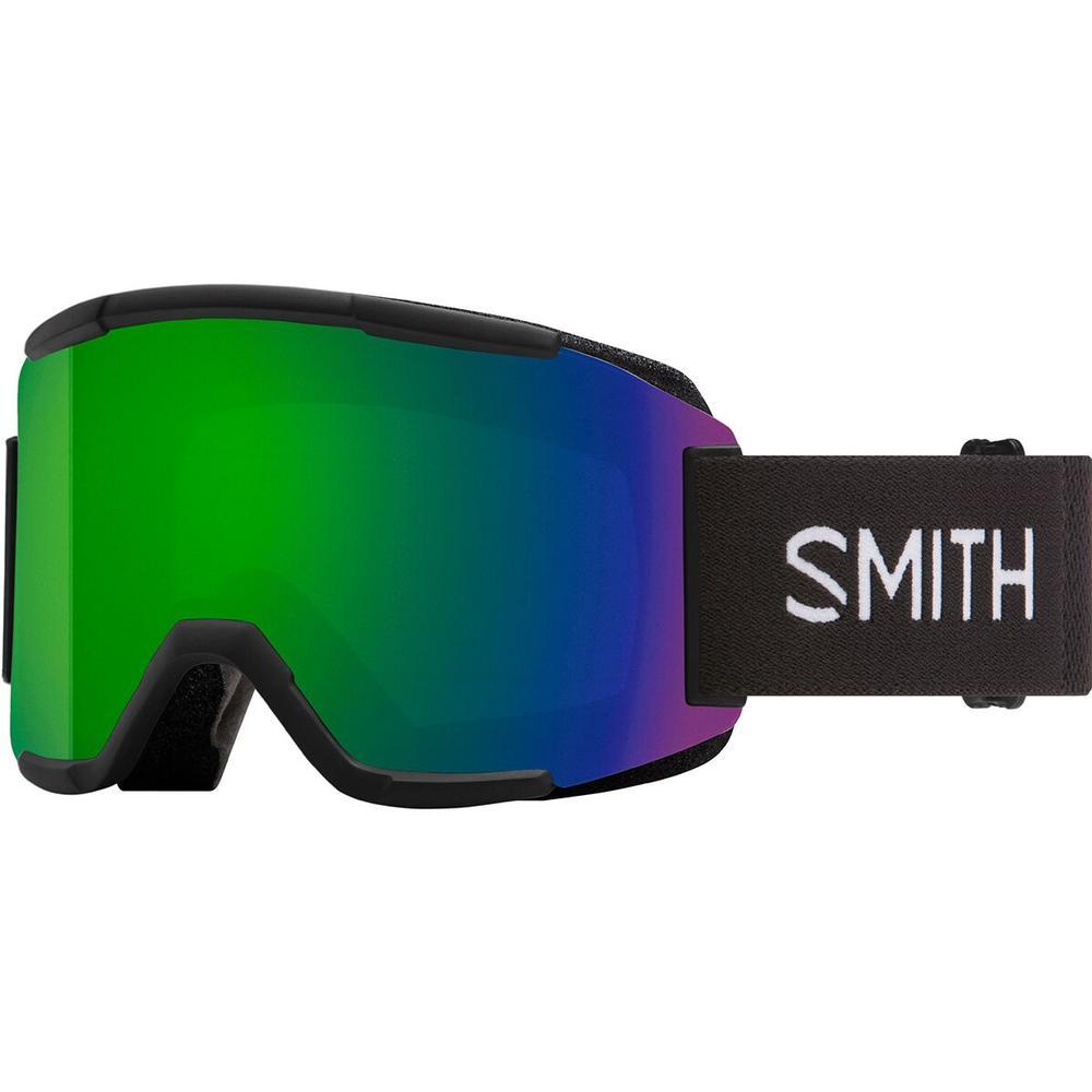 Smith Squad Goggles | Black/ChromaPop Sun Green Mirror