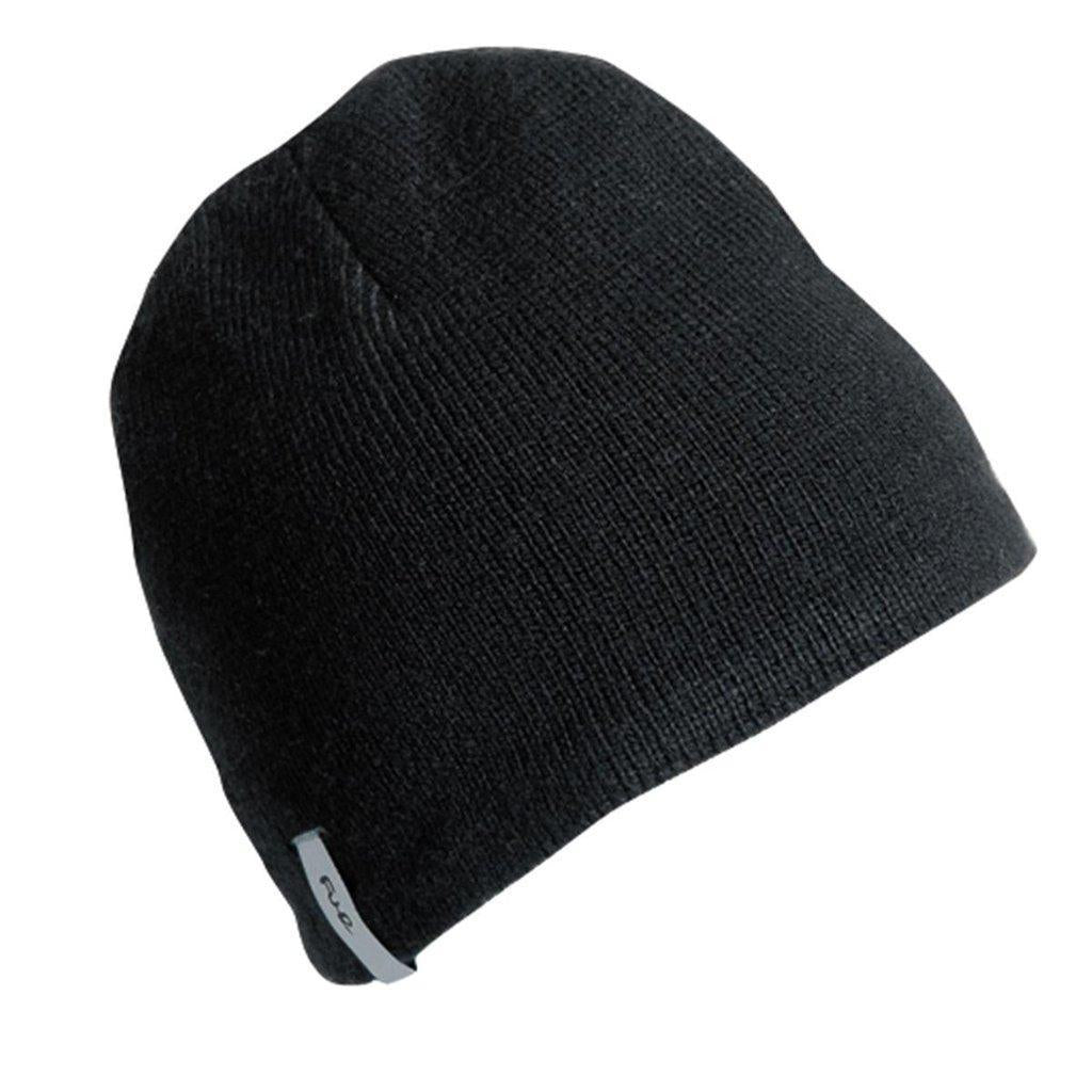 Turtle Fur Solid Ragg Wool Beanie | Black