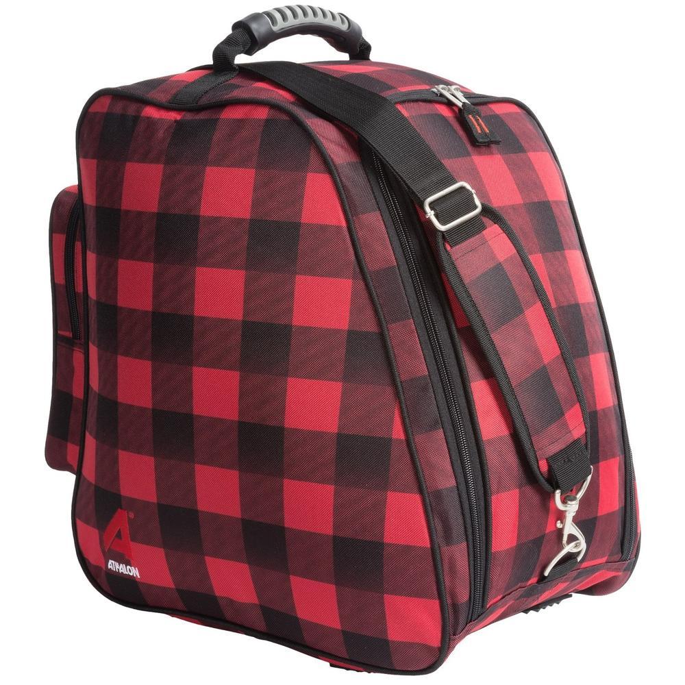 Athalon Light and Go Boot Bag | Red Black w/ Prizm Snow Torch Iridium